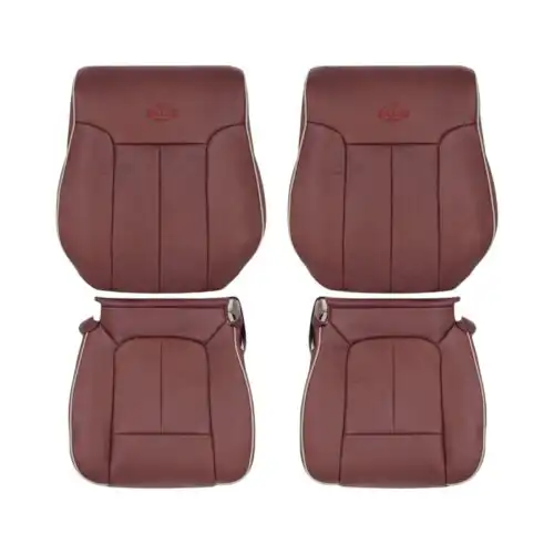 Ford F150 2009-2012 (P415) King Ranch Leather Perforated Front Driver and Passenger Top and Bottom OEM-Style Replacement Seat Cover Ford F150 King Ranch 2009-2012 | OEM-Replacement Seat Cover