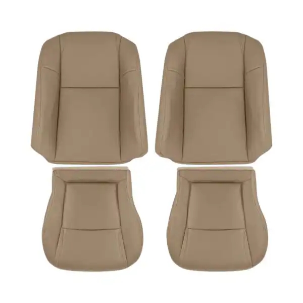 Honda Pilot (1ère génération) 2003-2005 Housse de siège de remplacement OEM en cuir beige pour conducteur et passager (haut et bas) Honda Pilot 2003-2005 - Housse de siège de remplacement OEM
