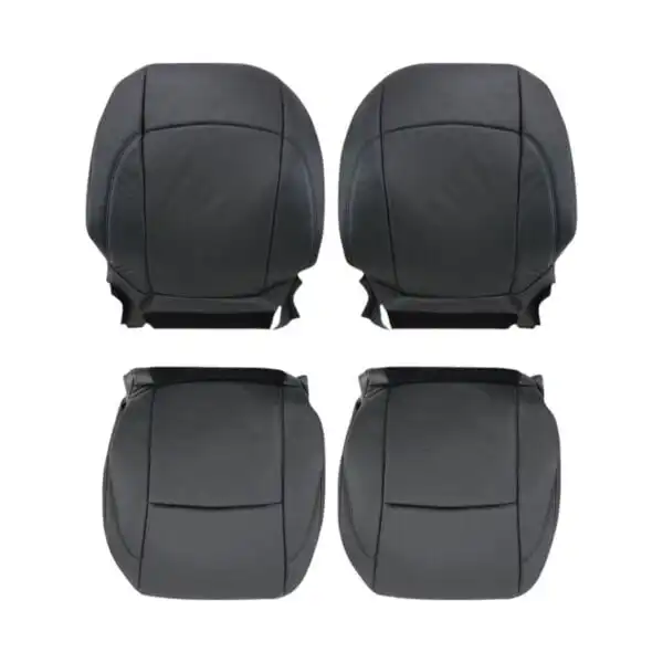 Lexus ES350 2007-2012 XV40 Black Leather Perforated Driver and Passenger Top and Bottom OEM-Style Replacement Seat Cover2 Lexus ES350 2007-2012 | OEM-Replacement Seat Cover