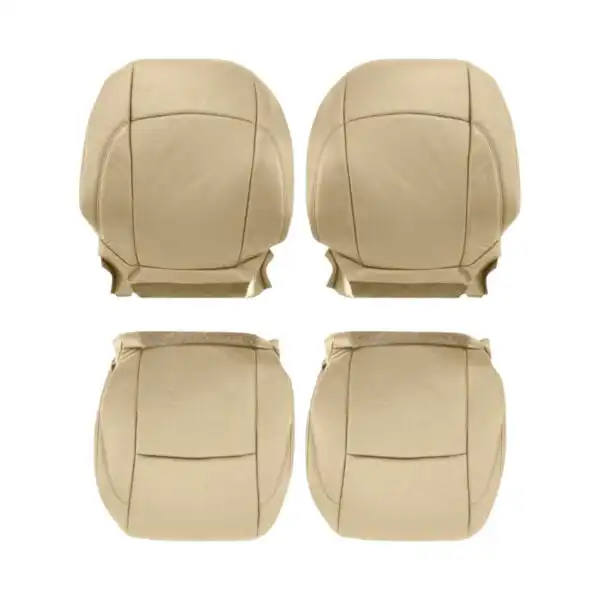Lexus ES350 2007-2012 XV40 Cashmere Beige Leather Perforated Driver and Passenger Top and Bottom OEM-Style Replacement Seat Cover2 Lexus ES350 2007-2012 | OEM-Replacement Seat Cover
