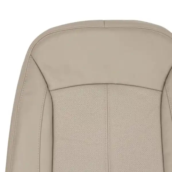 buick-lacrosse-leather-with-perforated-synthetic-leather-inserts-2010-2013-cashmere-front-driver-or-passenger-top-close-view-oem-replacement-seat-cover Buick Lacrosse 2010-2013 | OEM-Replacement Seat Cover