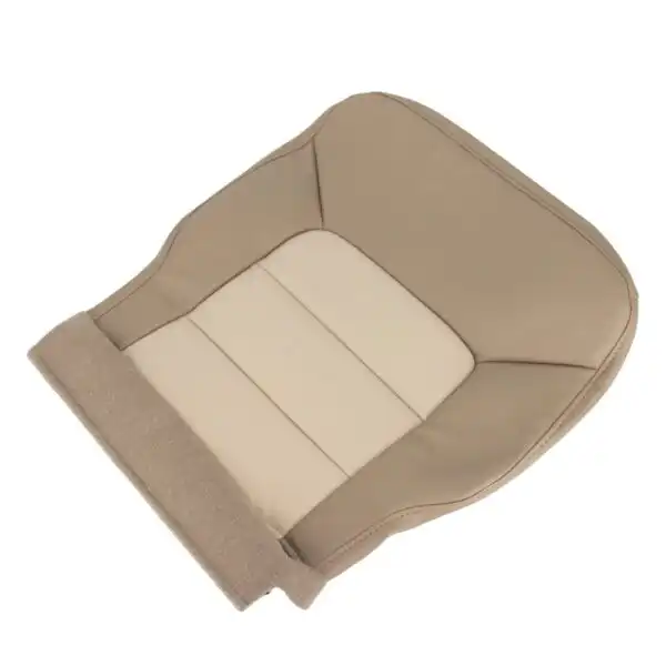ford-expedition-eddie-bauer-cuir-2003-2006-tan-medium-parchemin-et-tan-parchemin-clair-fond-du-conducteur-oem-remplacement-de-la-sieste-2 Ford Expedition Eddie Bauer 2003-2006 - Housse de siège de remplacement OEM