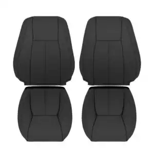 ford land rover leather 2010 2016 ebony front driver and passenger top and bottom oem replacement cover