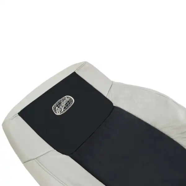 jeep-commander-overland-cuir-2006-2010-2-tone-gray-avant-conducteur-ou-passager-top-close-view-oem-replacement-seat-cover-Photoroom Jeep Commander Overland 2006-2010 - Housse de siège de remplacement OEM