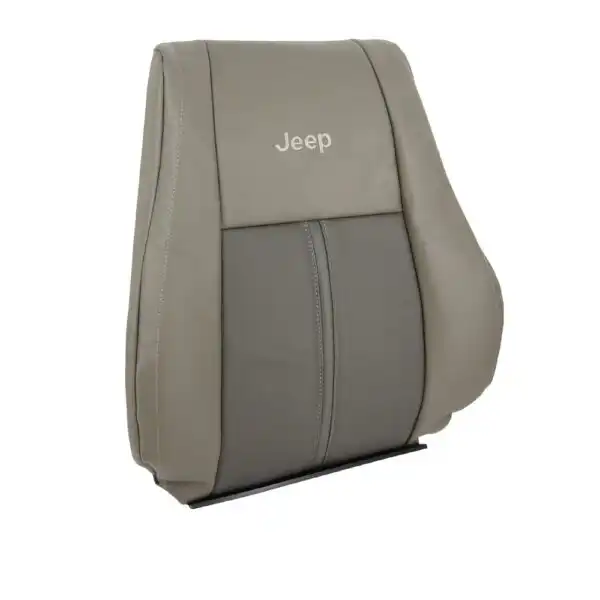jeep-grand-cherokee-cuir-perforé-2006-2007-2-tone-light-graystone-dark-khaki-couverture-de-siège-passager-avant-oem-remplacement-2 Jeep Grand Cherokee 2006-2007 - Housse de siège de remplacement OEM