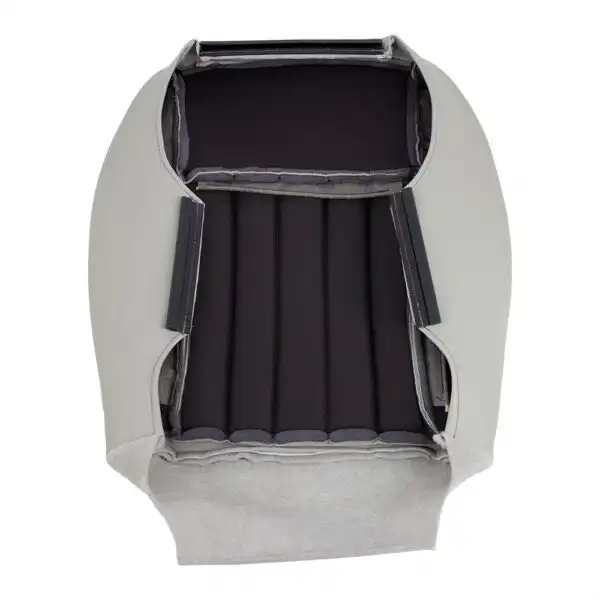 jeep-liberty-cuir-2005-2007-gris clair-avant-conducteur-ou-passager-fond-oem-remplacement-couverture-de-siège-inside-out-view Jeep Liberty Limited 2005-2007 - Housse de siège de remplacement OEM