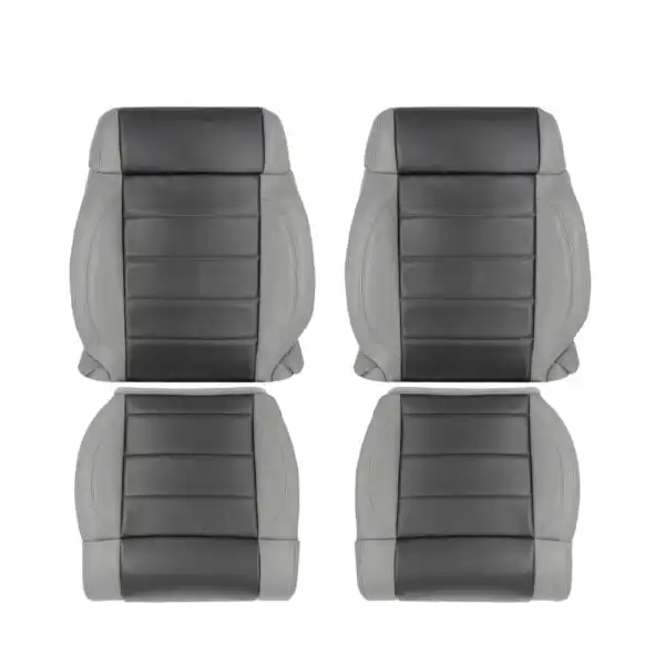 jeep-wrangler-leather-2007-2-tone-dark-slate-gray-med-slate-gray-front-driver-and-passenger-top-and-bottom-oem-replacement-seat-cover Jeep Wrangler 2007 | OEM-Replacement Seat Cover
