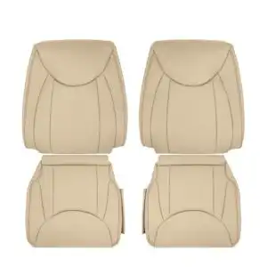lexus ls430 perforated leather 2001 2006 ecru front driver and passenger top and bottom oem replacement seat cover