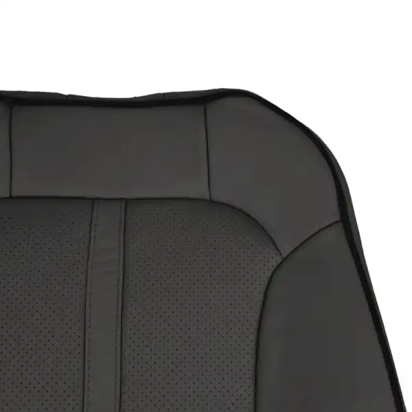 lincoln-mkx-perforated-leather-2012-2015-charcoal-black-front-driver-or-passenger-top-close-view-oem-replacement-seat-cover Lincoln MKX 2012-2015 | OEM-Replacement Seat Cover