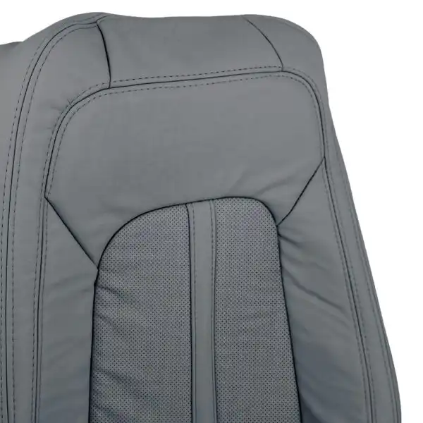 lincoln-mkz-cuir-perforé-2017-2020-jade-gray-avant-conducteur-ou-passager-top-close-view-oem-replacement-seat-cover Lincoln MKZ 2017-2020 | Housse de siège de remplacement OEM