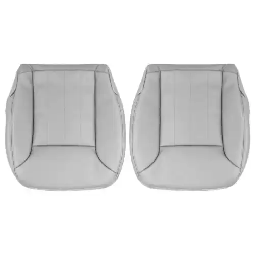 mercedes-benz-ml-piel-2006-2008-ash-gris-fondo-delantero-del-conductor-y-del-pasajero-cubreasientos-de-reemplazo-oem Mercedes-Benz Clase M 2006-2008 | Funda de asiento de recambio OEM