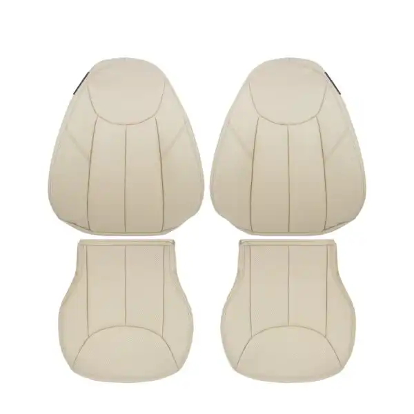 mercedes-benz-r230-sl500-perforated-leather-2003-2007-beige-front-driver-and-passenger-top-and-bottom-oem-replacement-seat-cover Mercedes-Benz R230 SL500 2003-2007 | Funda de asiento de recambio OEM