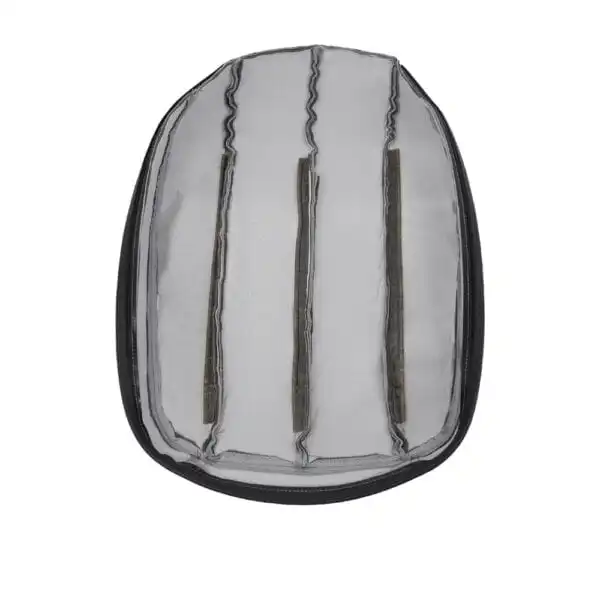 mercedes-benz-sl300-sl320-sl500-sl600-perforated-leather-1990-1995-gray-front-driver-or-passenger-bottom-inside-out-view-oem-replacement-seat-cover Mercedes-Benz SL300 1990-1995 | Funda de asiento de recambio OEM