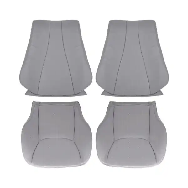 mercedes-benz-w220-perforated-leather-1999-2006-ash-gray-front-driver-and-passenger-top-and-bottom-oem-replacement-seat-cover2 Mercedes-Benz Clase S W220 1999-2006 | Funda de asiento de recambio OEM
