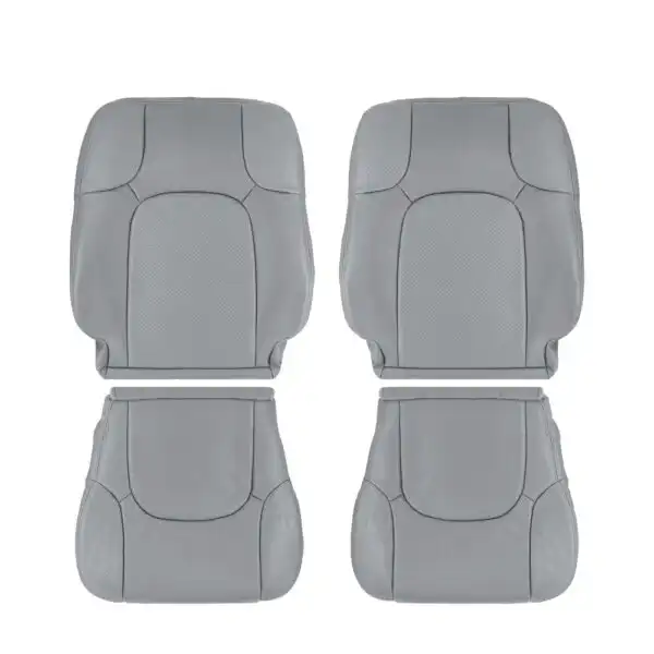 nissan-frontier-perforated-leather-2005-2015-steel-gray-front-driver-and-passenger-top-and-bottom-oem-replacement-seat-cover Nissan Frontier 2005-2015 | Housse de siège de remplacement OEM