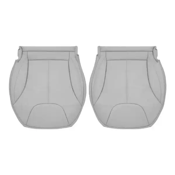 tesla-model-s-leather-2012-2014-gray-front-driver-and-passenger-bottoms-oem-replacement-seat-cover Tesla Model S 2012-2014 | OEM-Replacement Seat Cover