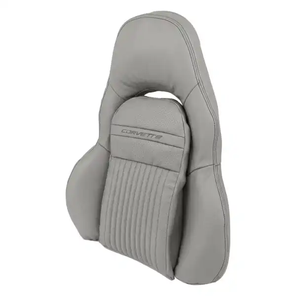 chevrolet-corvette-1997-2004-perforated-leather-light-gray-driver-or-passenger-top-oem-replacement-seat-cover-2 Chevrolet Corvette 1997-2004 | OEM-Replacement Seat Cover