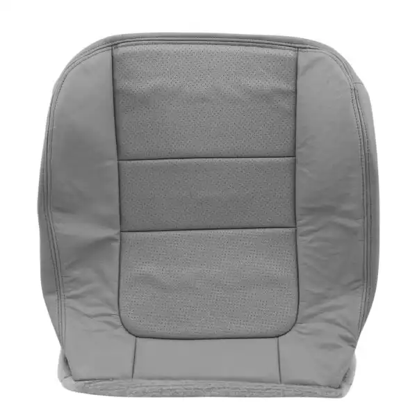 ford-f-250-f-350-lariat-perforated-leather-2001-medium-flint-gray-front-driver-or-passenger-bottom-oem-replacement-seat-cover Ford F-250 Lariat 2001 | OEM-Replacement Seat Cover