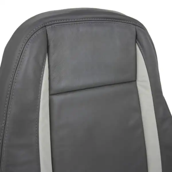 saab-9-3-leather-2003-2007-slate-gray-driver-or-passenger-top-close-view-oem-replacement-seat-cover Saab 9-3 2003-2011 | OEM-Replacement Seat Cover