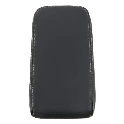Chevrolet Impala, cuero, 2015-2020, negro azabache, costuras blancas, consola central, funda de asiento de repuesto OEM, 4 Chevrolet Impala 2014-2020 | Cubierta de consola central de repuesto OEM