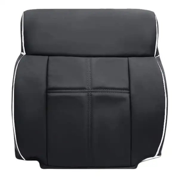 lincoln-mark-lt-cuir-2006-2008-noir-white-piping-driver-top-oem-replacement-seat-cover (2) Lincoln Mark LT 2006-2008 - Housse de siège de remplacement OEM
