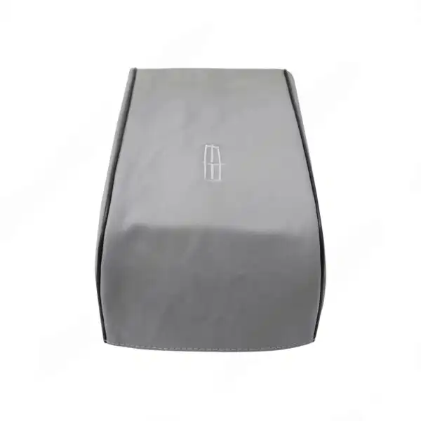 lincoln-mark-lt-leather-2006-2008-dove-black-piping-center-console-oem-replacement-seat-cover (2) Lincoln Mark LT 2006-2008 | OEM-Replacement Center Console Cover