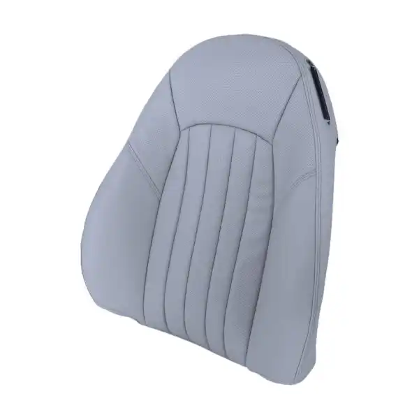 Mercedes-Benz SL55 AMG, cuero genuino perforado, 2002-2008, color ceniza, asiento del conductor, funda de repuesto OEM. Mercedes-Benz SL55 AMG 2002-2008 | Funda de asiento de recambio OEM