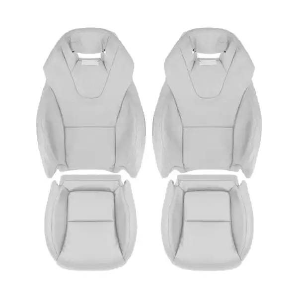 Mercedes-Benz SLK, cuero genuino, 2012-2016, negro, conductor y acompañante, parte superior e inferior, funda de asiento de repuesto OEM. Mercedes-Benz Clase SLK 2012-2016 | Funda de asiento de recambio OEM