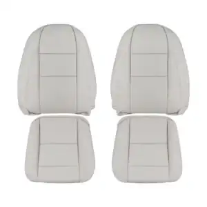volvo c70 leather 2006 2009 calcite cream driver and passenger top and bottom oem replacement seat cover 2