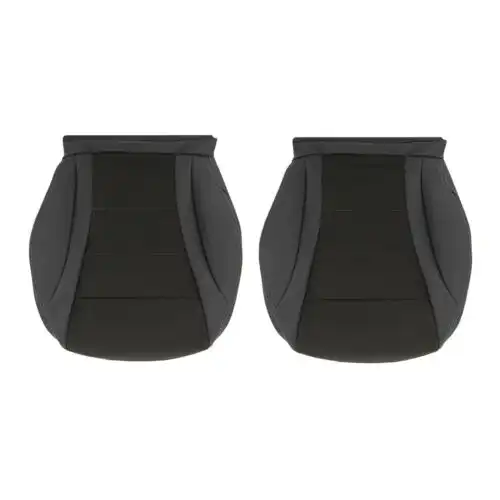 Mercedes-Benz Clase GLC, cuero sintético con Dinamica, 2015-2016, negro, asientos del conductor y del acompañante, fundas de repuesto OEM. Mercedes-Benz Clase GLC 2015-2016 | Funda de asiento de repuesto OEM