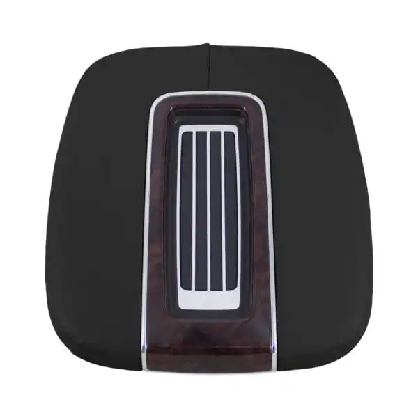 cadillac-escalade-cuir-2012-2014-ebony black-front-center-console-oem-replacement-seat-cover Cadillac Escalade 2012-2014 - Couvercle de console centrale de remplacement OEM